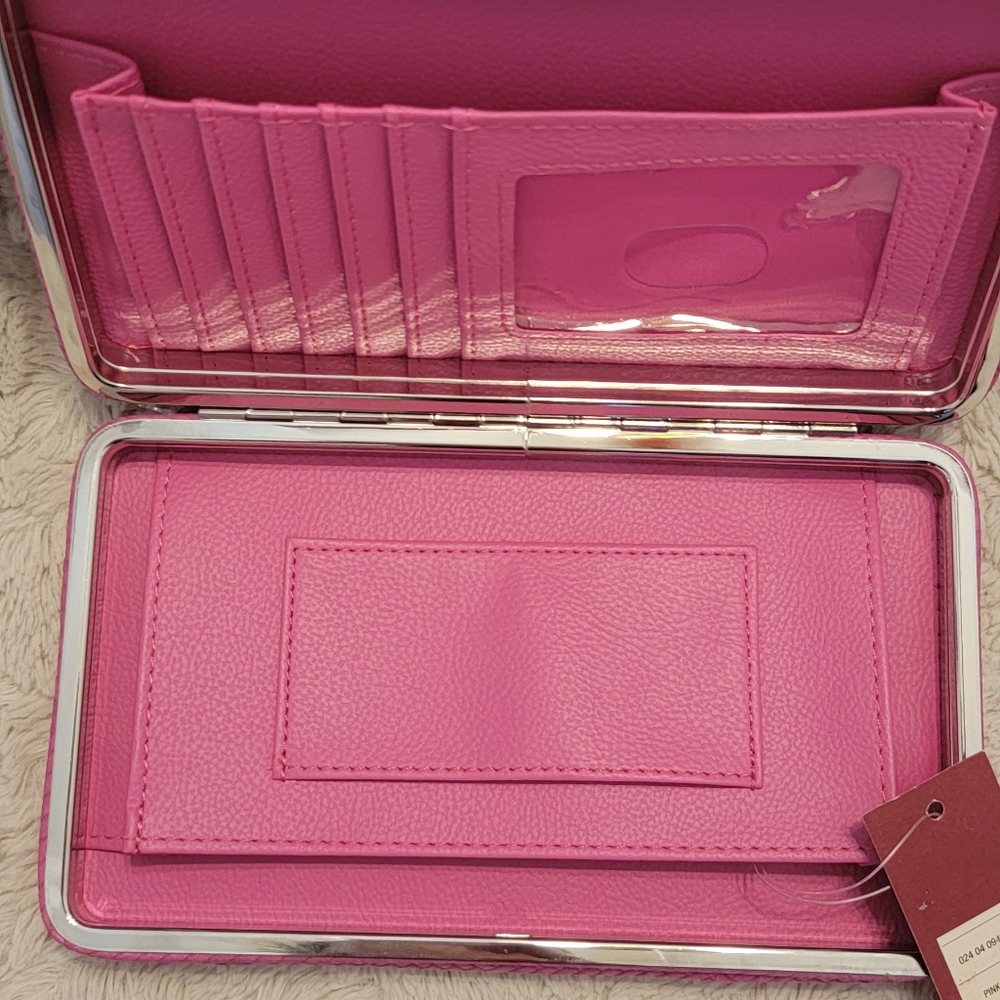Merona Pink Hardshell Wallet